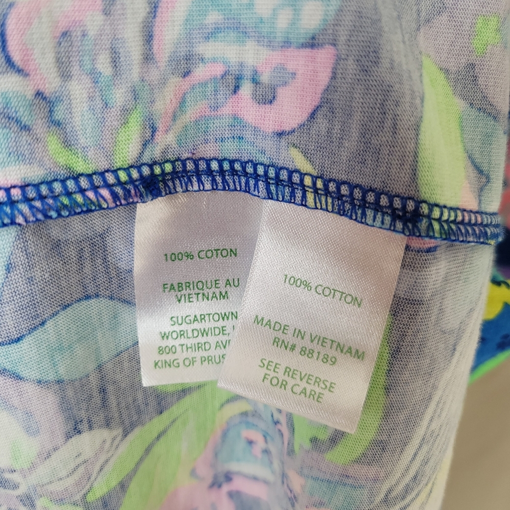 Lilly Pulitzer Vibrant Floral Long Sleeve Dress - Reposhed Item - Picture 14 of 14